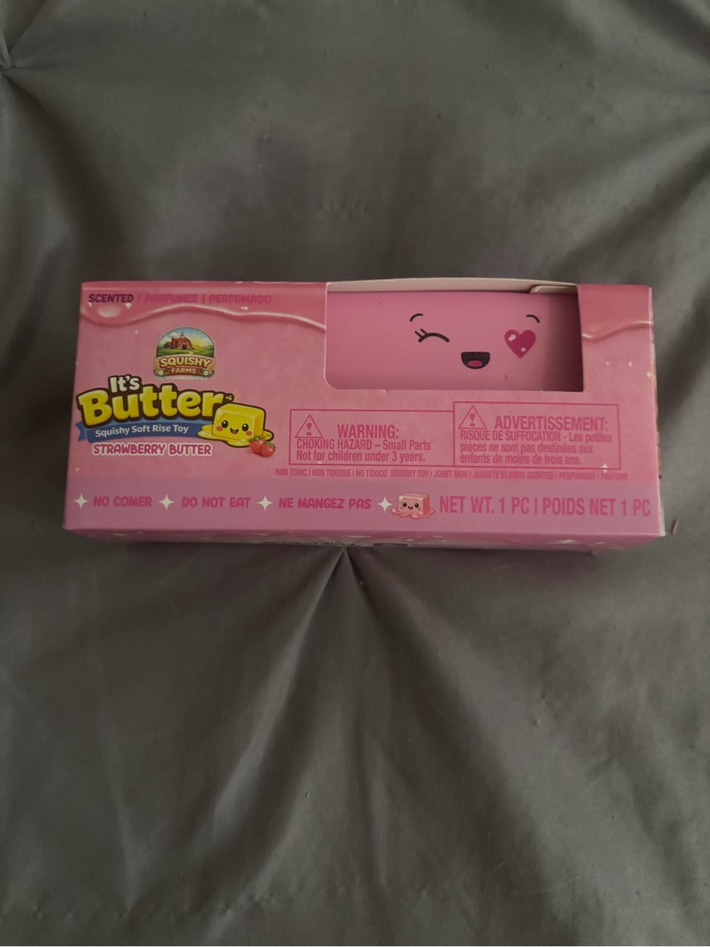Squishy Sam’s It's Butter Strawberry Butter Scented Kids Bath Toy - Pink